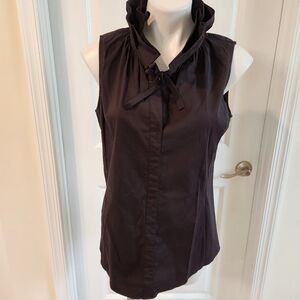 Lafayette New York Black Blouse Large